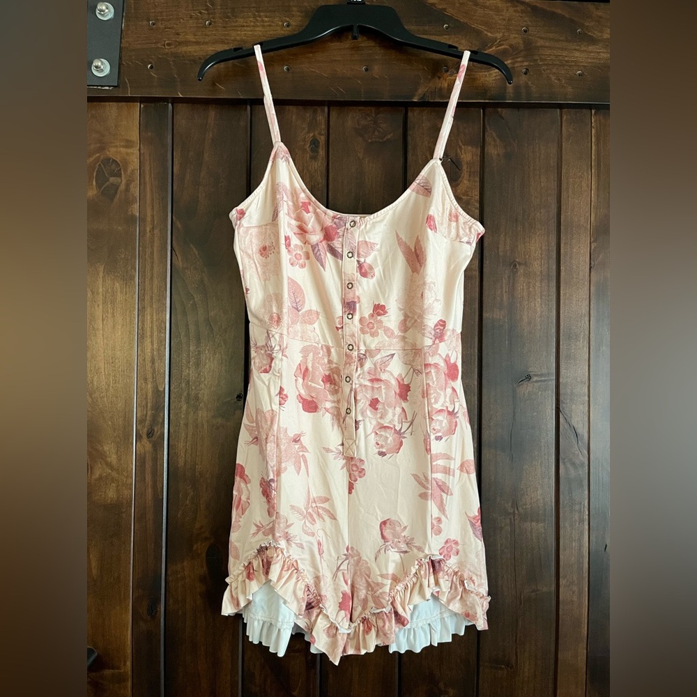 Joyfolie Blush Floral Sleep Romper